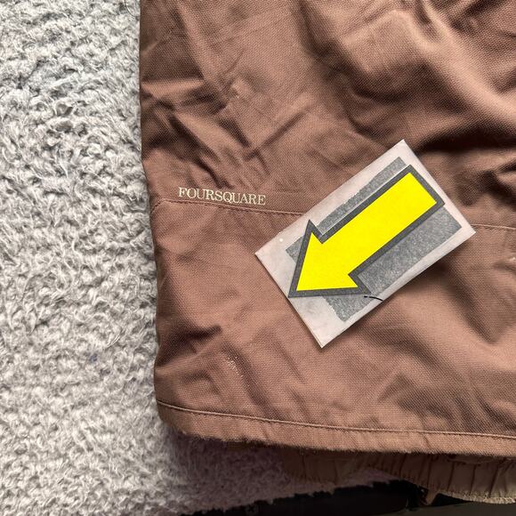 Foursquare Snowboard Outerwear Brown Pants Mens Large Pockets - Picture 8 of 14